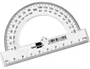 Liderpapel Semicirculo Transportador de Angulos 10 cm Plastico Transparente