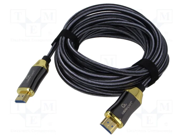 GEMBIRD Cable HDMI AOC 8K 5m Negro, Oro