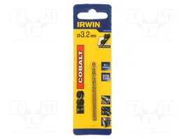 IRWIN Broca para metal de 3,2 mm x 65 mm de HSS-Co