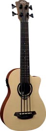 LAG Ukelele Tiki Uku Mini Bass Cutaway Eletroacustico Lag