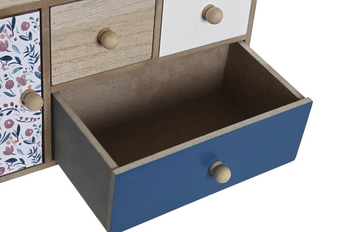 DKD Home Decor Joyero MDF Multicolor con 4 Cajones