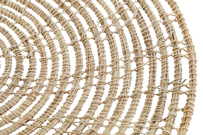 DKD Home Decor Individual Balines Natural 36.5 x 36.5 cm (12 Unidades)