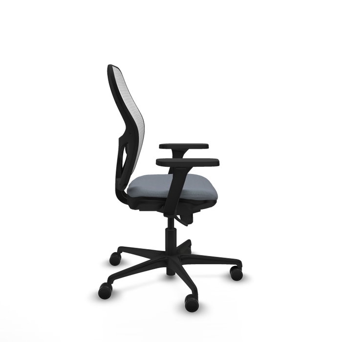 PIQUERAS Y CRESPO Silla de oficina Jorquera con mecanismo Sincro, Gris y Blanco PIQUERAS Y CRESPO Silla de oficina Jorquera con mecanismo Sincro, Gris y Blanco