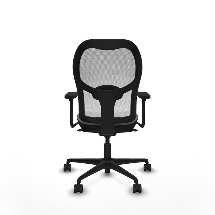 PIQUERAS Y CRESPO Silla de oficina Jorquera con mecanismo Sincro, Gris y Blanco PIQUERAS Y CRESPO Silla de oficina Jorquera con mecanismo Sincro, Gris y Blanco