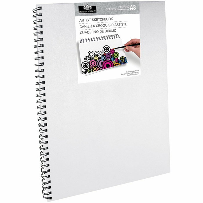 Royal Langnickel Cuaderno de Bocetos A3 con Cubierta de Lona Royal Langnickel Cuaderno de Bocetos A3 con Cubierta de Lona