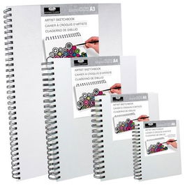 Royal Langnickel RCSB-A3 Cuaderno de Bocetos A3 Espiral Cubierta de Lona 80 Páginas Papel Grueso
