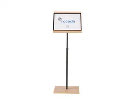 Rocada Expositor magnético suelo rotativo 360 Din A3 altura ajustable