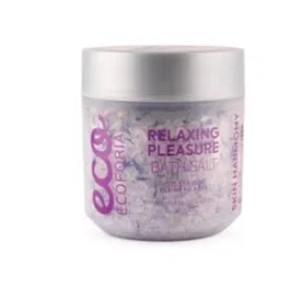 ECOFORIA Sal de Baño Relaxing Pleasure 300gr Eco con Extracto de Lavanda