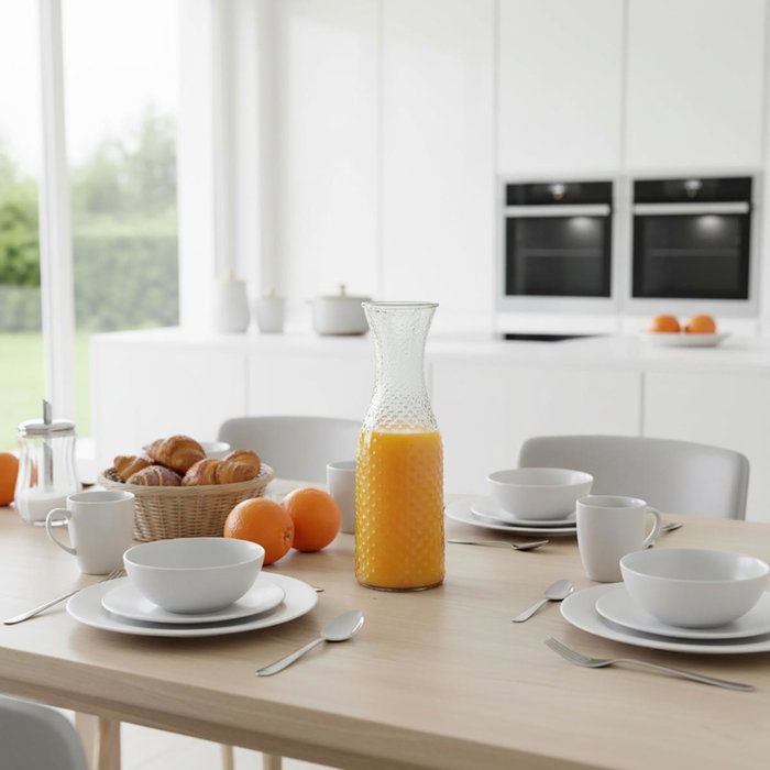 Botella Mesa Vidrio Viba Quid 1 L (12 Unidades)