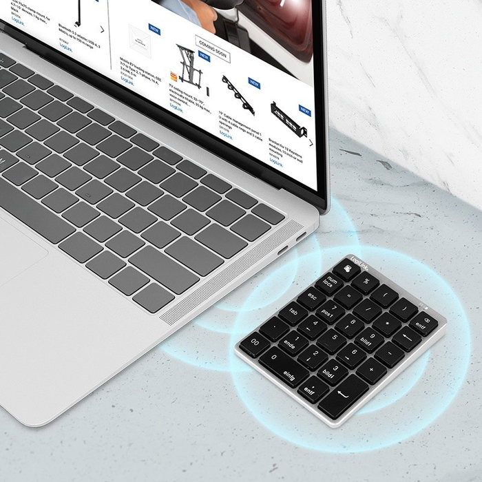 Logilink ID0212 Teclado Numérico Bluetooth 5.0 Gris Estelar