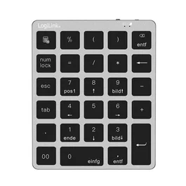 Logilink ID0212 Teclado Numérico Bluetooth 5.0 Gris Estelar