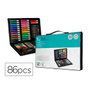 Liderpapel Estuche de pintura 86 piezas 34x23x3,2 cm