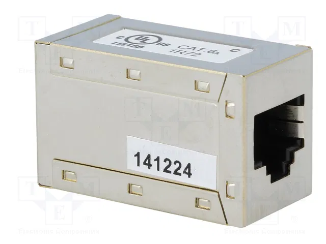 ASSMAN/DIGITUS Acoplador Modular CAT 6A Blindado RJ45 a RJ45 DN-93905 ASSMAN/DIGITUS Acoplador Modular CAT 6A Blindado RJ45 a RJ45 DN-93905