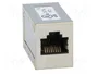 ASSMAN/DIGITUS Acoplador Modular CAT 6A Blindado RJ45 a RJ45 DN-93905