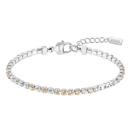 Boss Pulsera de Acero Inoxidable 19cm Gris