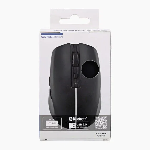TNB Gradient Ratón inalámbrico recargable Dual Connect Negro TNB Gradient Ratón inalámbrico recargable Dual Connect Negro