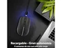 TNB Gradient Ratón inalámbrico recargable Dual Connect Negro