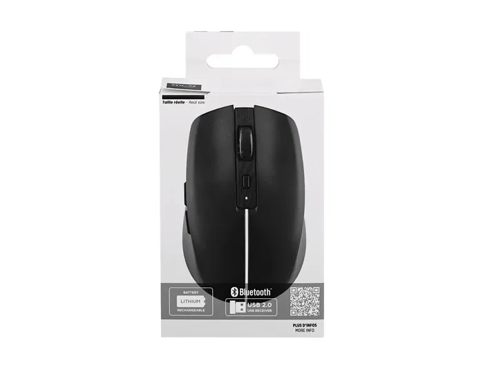 TNB Gradient Ratón inalámbrico recargable Dual Connect Negro TNB Gradient Ratón inalámbrico recargable Dual Connect Negro