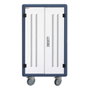 Techly Trolley USB Charging Station para 30 dispositivos Blanco / Azul