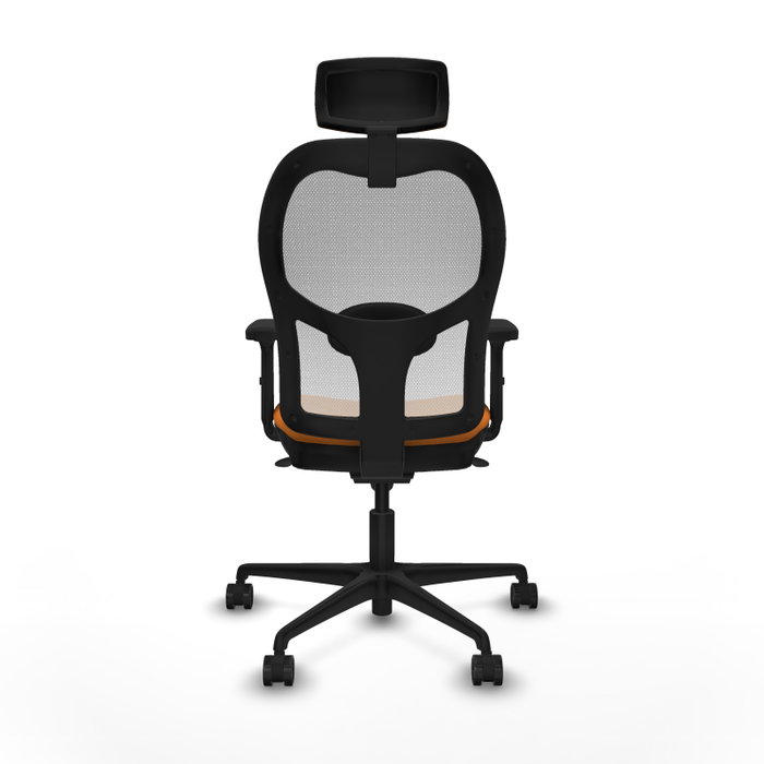 PIQUERAS Y CRESPO Silla de oficina Jorquera con Mecanismo Sincro, Naranja y Blanco PIQUERAS Y CRESPO Silla de oficina Jorquera con Mecanismo Sincro, Naranja y Blanco