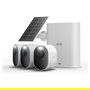 ARLO Arlo Ultra 3 Cámara de Seguridad IP Exterior 3-Cámaras Kit con Panel Solar, 8MP 4K, Wifi, Visión Nocturna, Alexa/Google Assistant, 10 Idiomas, IP65