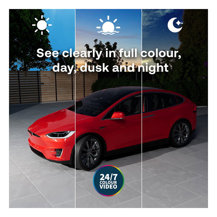 ARLO Arlo Ultra 3 Cámara de Seguridad IP Exterior 3-Cámaras Kit con Panel Solar, 8MP 4K, Wifi, Visión Nocturna, Alexa/Google Assistant, 10 Idiomas, IP65