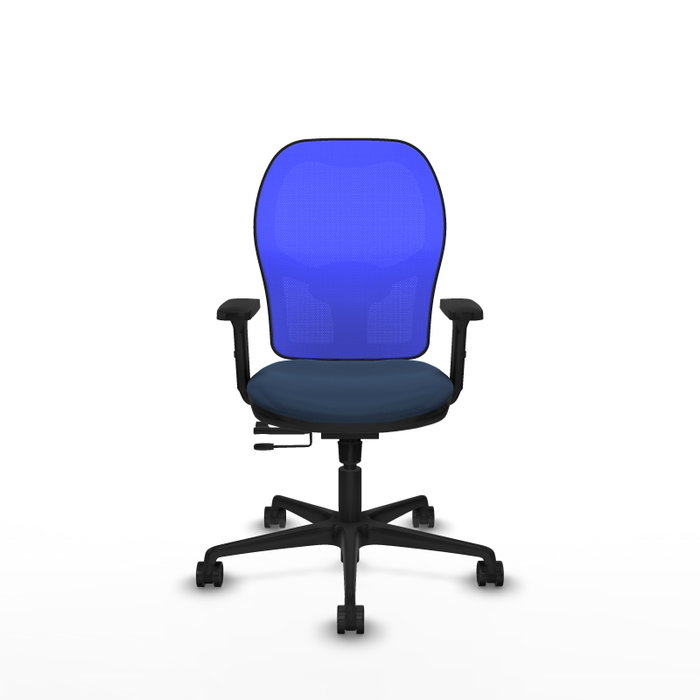PIQUERAS Y CRESPO Silla de oficina Jorquera con mecanismo Sincro/Traslack Azul PIQUERAS Y CRESPO Silla de oficina Jorquera con mecanismo Sincro/Traslack Azul