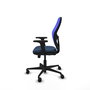 PIQUERAS Y CRESPO Silla de oficina Jorquera con mecanismo Sincro/Traslack Azul