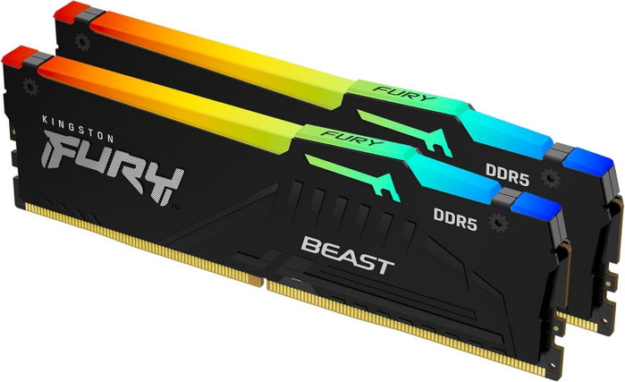 Kingston FURY Beast RGB DDR5 32GB (2x16GB) 6400MT/s CL32 DIMM Kit