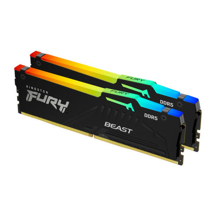 Kingston FURY Beast RGB DDR5 32GB (2x16GB) 6400MT/s CL32 DIMM Kit