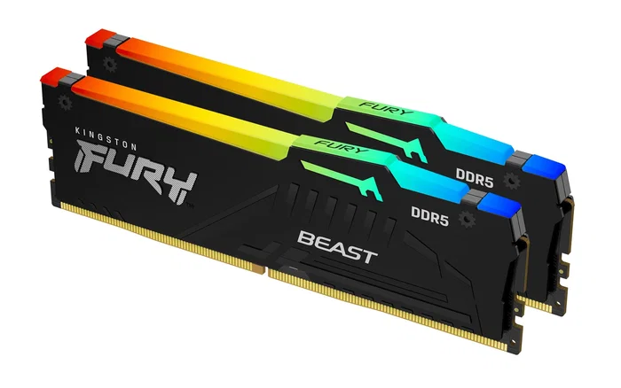 Kingston FURY Beast RGB DDR5 32GB (2x16GB) 6400MT/s CL32 DIMM Kit