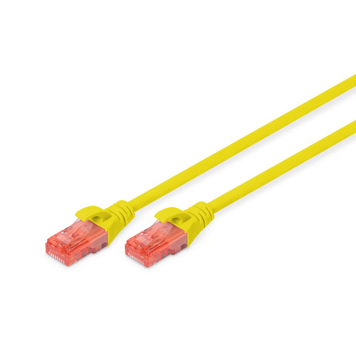Digitus Cable de Red Patchkabel Cat6 U/UTP, 5 metros, Amarillo, DN-50050