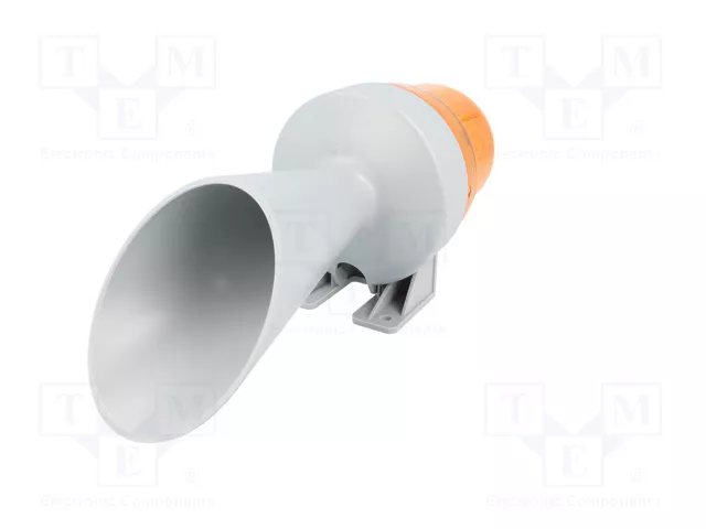WERMA Señalizador Luminosa y Sonora Naranja 230VAC