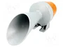 WERMA Señalizador Luminosa y Sonora Naranja 230VAC