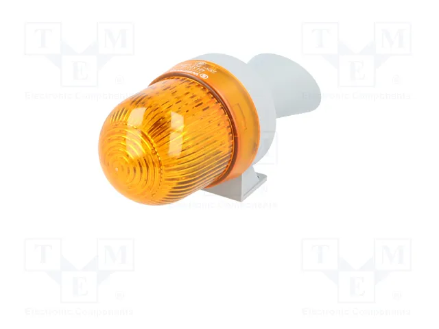 WERMA Señalizador Luminosa y Sonora Naranja 230VAC
