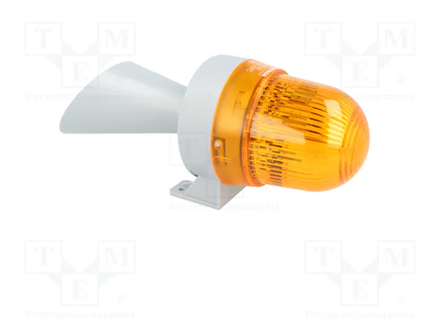 WERMA Señalizador Luminosa y Sonora Naranja 230VAC