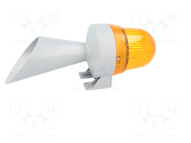 WERMA Señalizador Luminosa y Sonora Naranja 230VAC