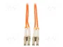 QOLTEC Cable de conexión de fibra óptica OM2 LC/UPC Duplex 2m