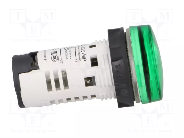 SCHNEIDER ELECTRIC Lámpara de control Harmony XB7 verde 230V SCHNEIDER ELECTRIC Lámpara de control Harmony XB7 verde 230V