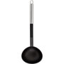 Quid Cazo Habitat Negro 35x10x7 cm (12 Unidades) de Plástico con Mango de Acero