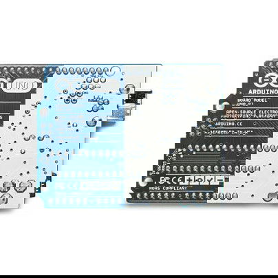 Arduino Uno Rev3 Microcontrolador ATmega328 16 MHz 32KB Flash 2KB SRAM 1KB EEPROM 14 Pines Digitales 6 Analógicos 6 PWM Arduino