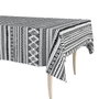 Exma Rollo de hule blanco y negro 1,40 x 25 m