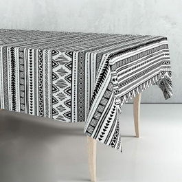 Exma Rollo de hule blanco y negro 1,40 x 25 m