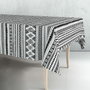 Exma Rollo de hule blanco y negro 1,40 x 25 m