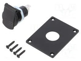 PRO CAR Tomacorriente de encendedor 12-24V 16A negro