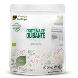 ENERGY FEELINGS Proteína de Guisante ECO Vegan - 1 Kg - Fuente de Proteína Dietética Vegana y de Fácil Digestión para Batidos y Postres