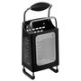 Microplane Rallador de Caja de 4 Lados (Extra Grueso/Medio/Fino/Rebanador) en Negro/Plata