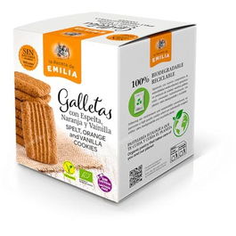 La Receta De Emilia Galletas Con Espelta, Naranja Y Vainilla - Pack de...