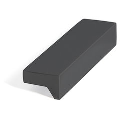 Trentadue Tirador Leman Aluminio Negro Mate Dist. Agujero 64Mm