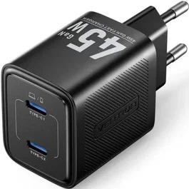 Vention FEFB0-EU Cargador de Pared GaN 45W con 2xUSB Tipo-C